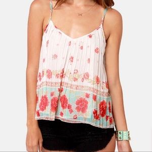 Billabong “Dare To Sun” Floral Top - Size S